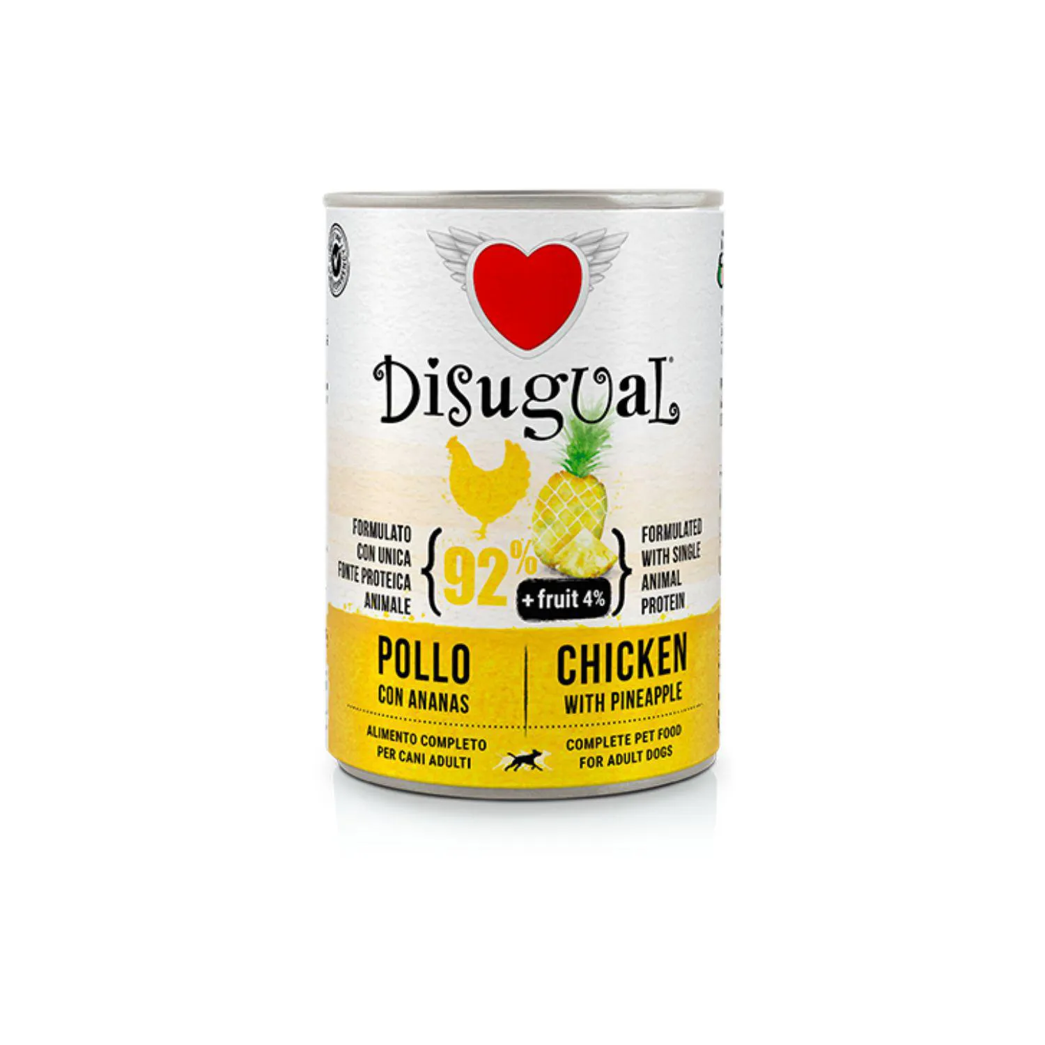 Disugual Dog Fruit Pollo Y Pina Lata Por 400 Gr
