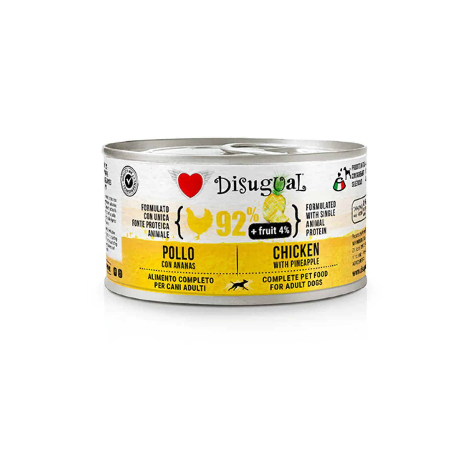 Disugual Dog Fruit Pollo Y Pina Lata Por 150 Gr