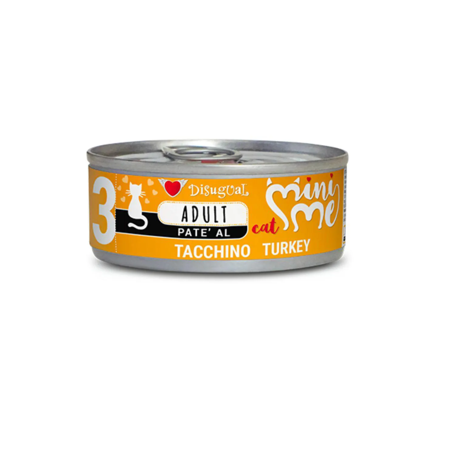 Disugual Cat Mini Me N3 Pavo Lata Por 85 Gr
