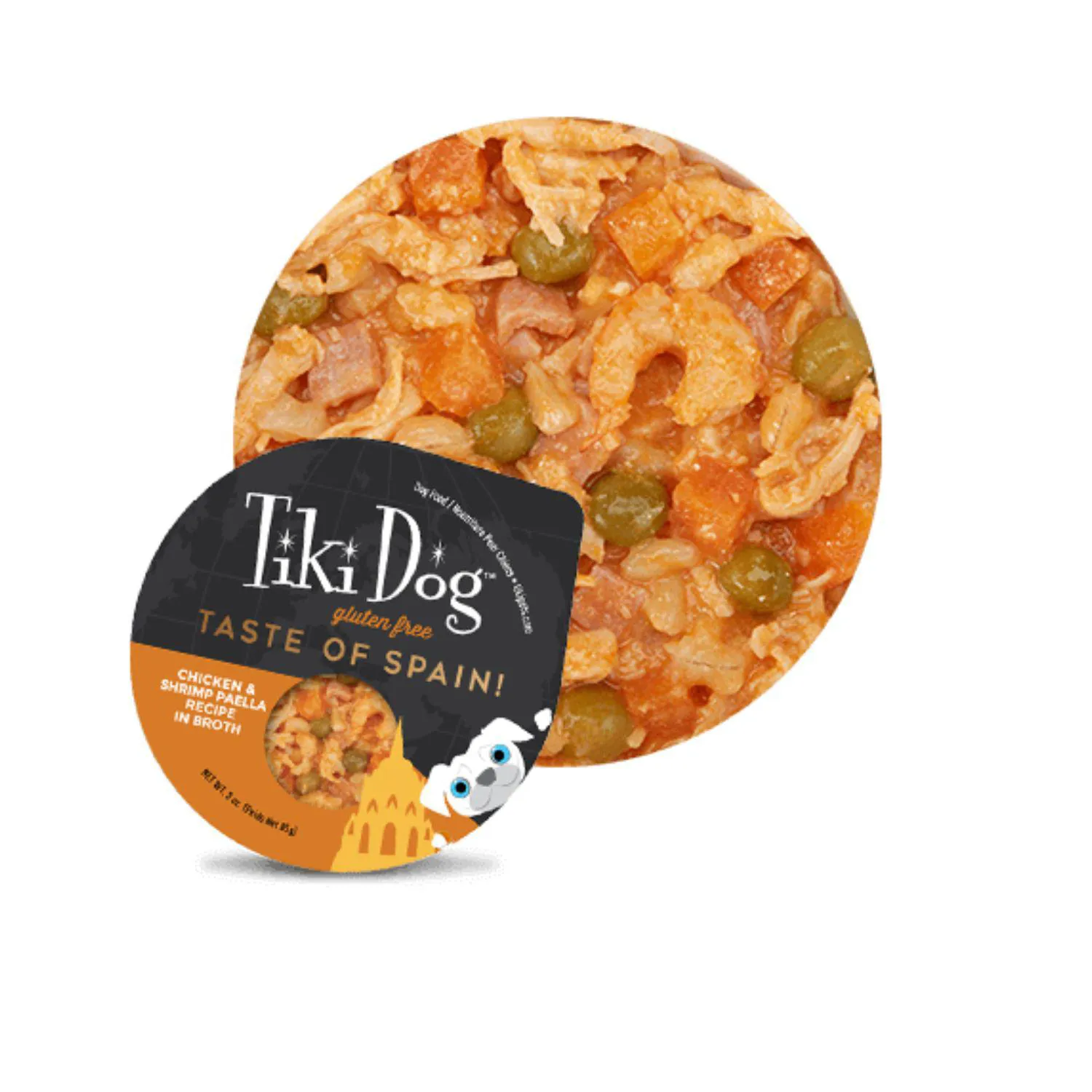 Tiki Dog Petites Taste Of Spain Pollo Y Camaro