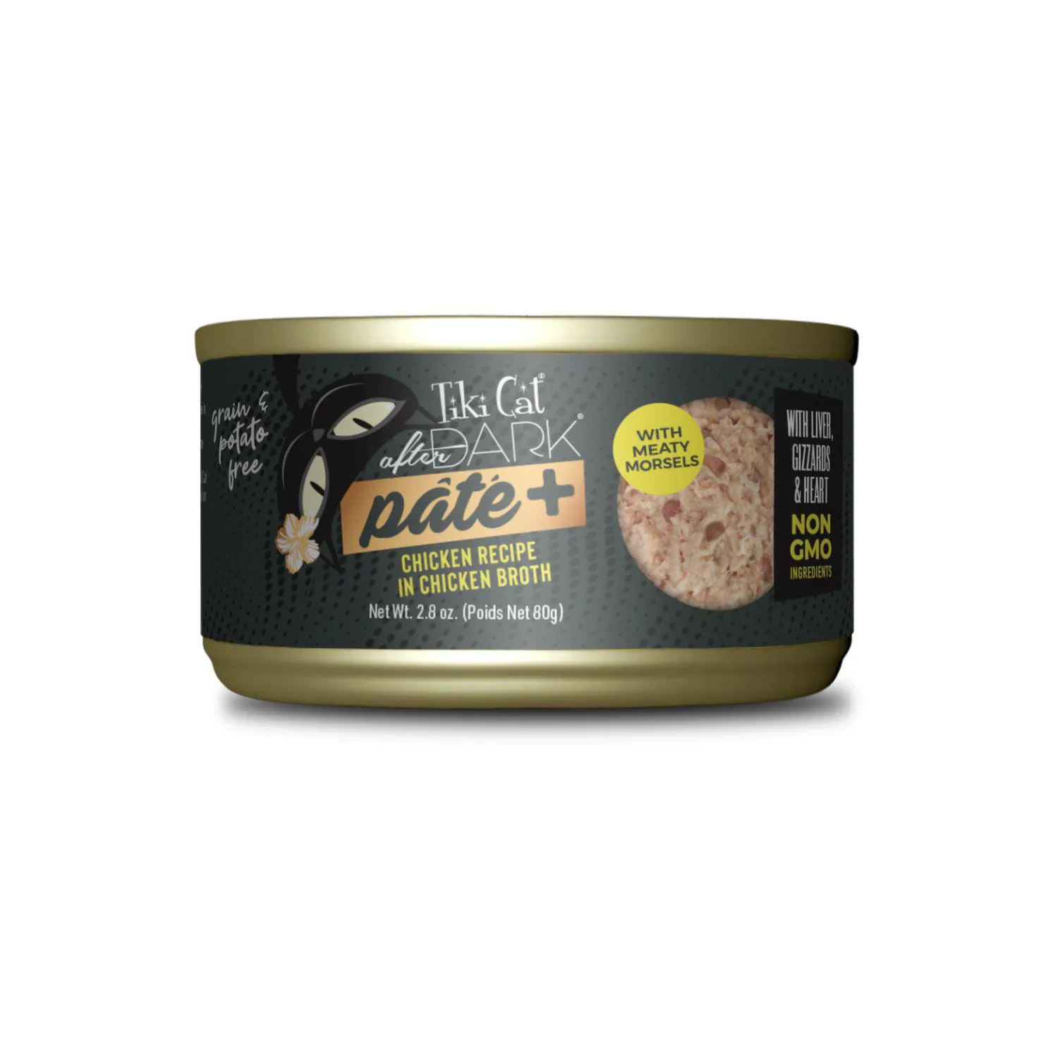 Tiki Cat After Dark Pate Plus Pollo En Caldo De