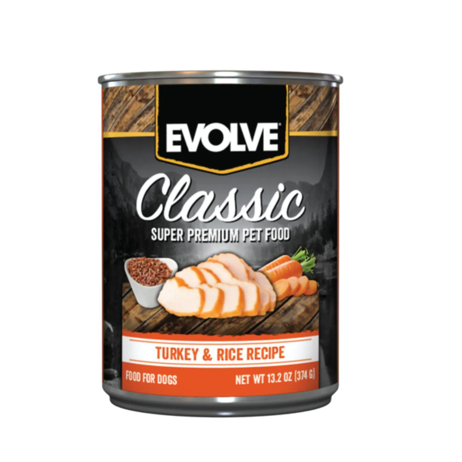 Evolve Dog Classic Lata Turkey Pavo 13.2 Oz 3