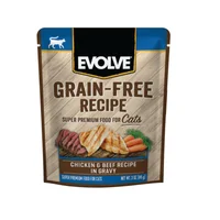 Evolve Cat Grain Free Pouche Pollo Y Res 3 Oz -