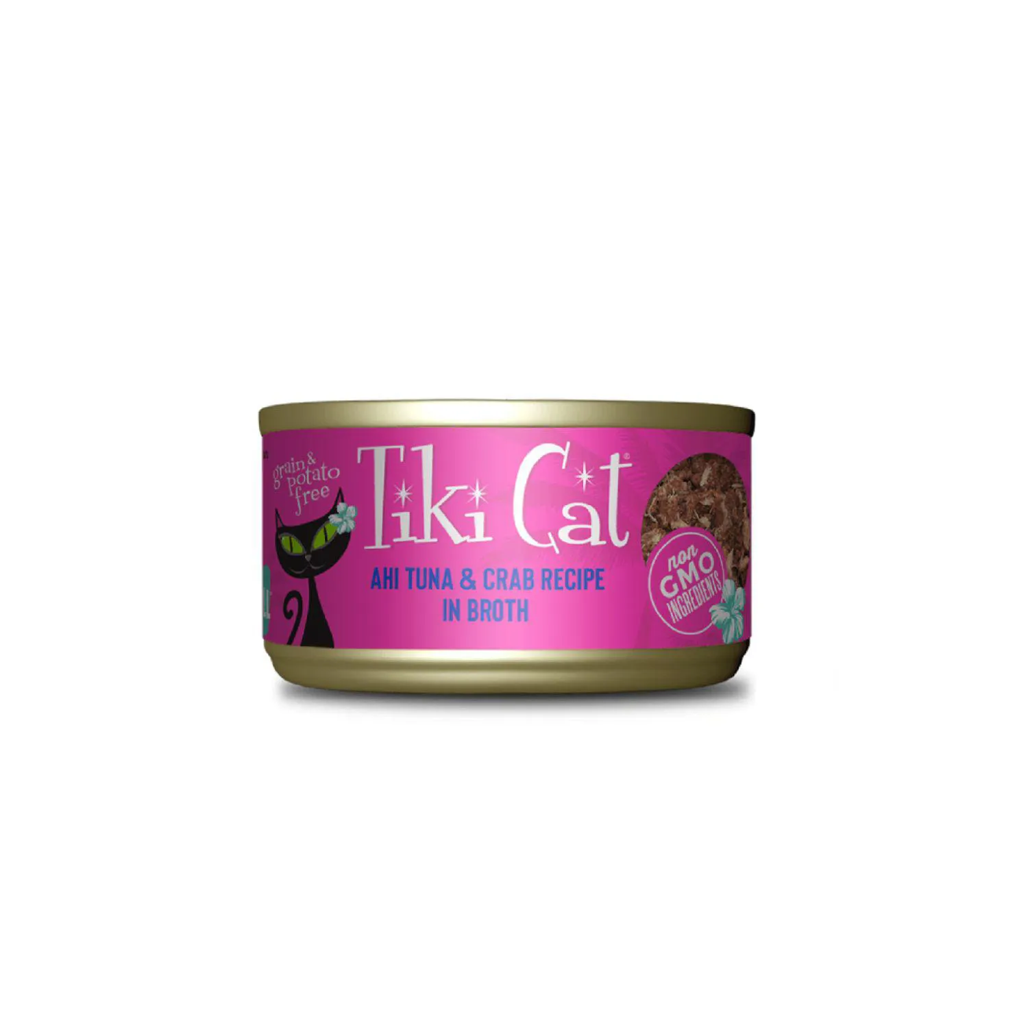 Tiki Cat Grill Atun Y Cangrejo En Caldo 80 Gr