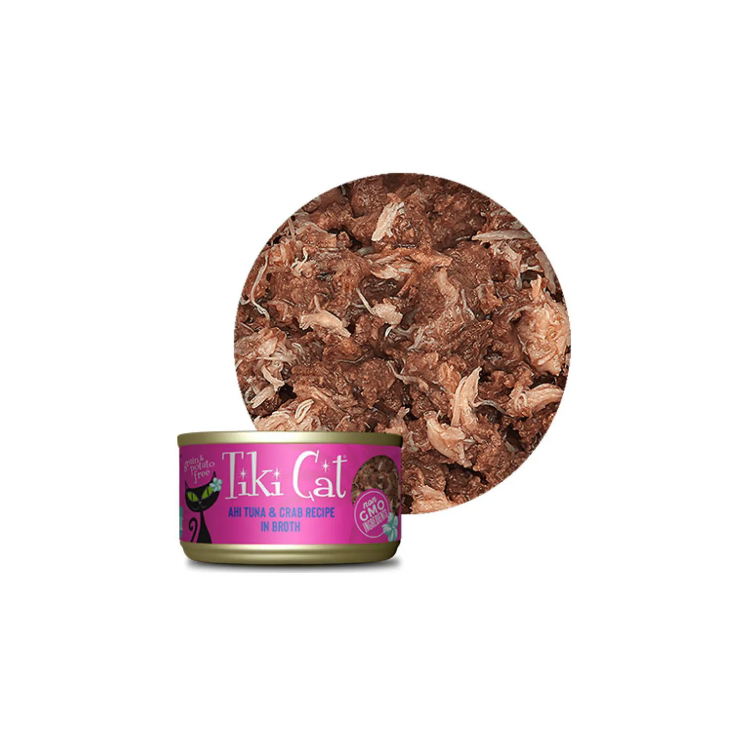 Tiki Cat Grill Atun Y Cangrejo En Caldo 80 Gr