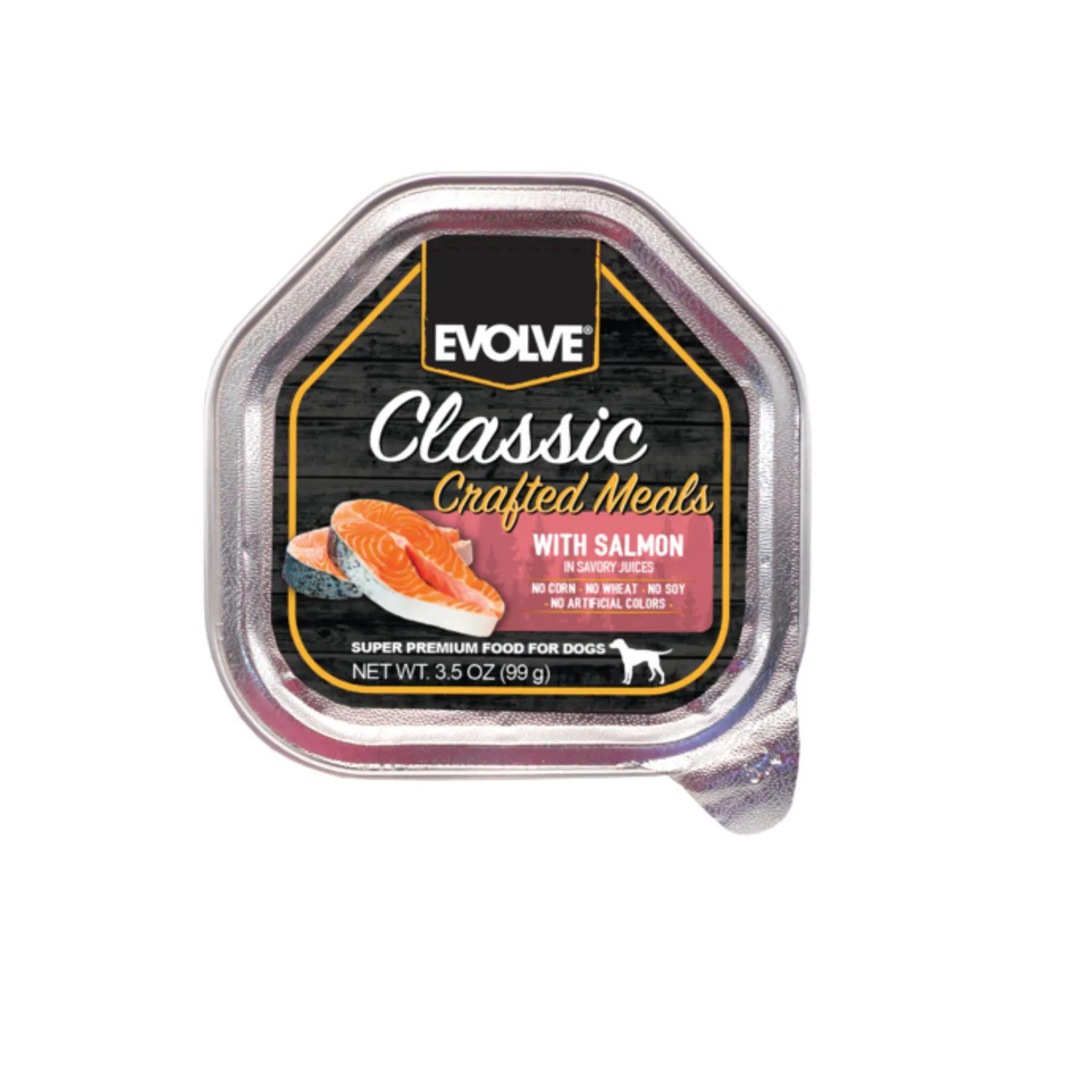 Evolve Dog Classic Bandeja Crafted Meals Salmon