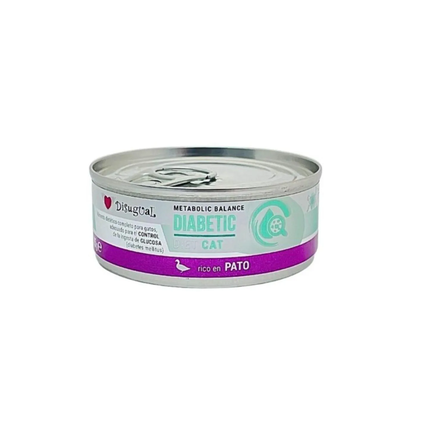 Disugual Cat Diabetic Diet Pato Lata Por 85 Gr