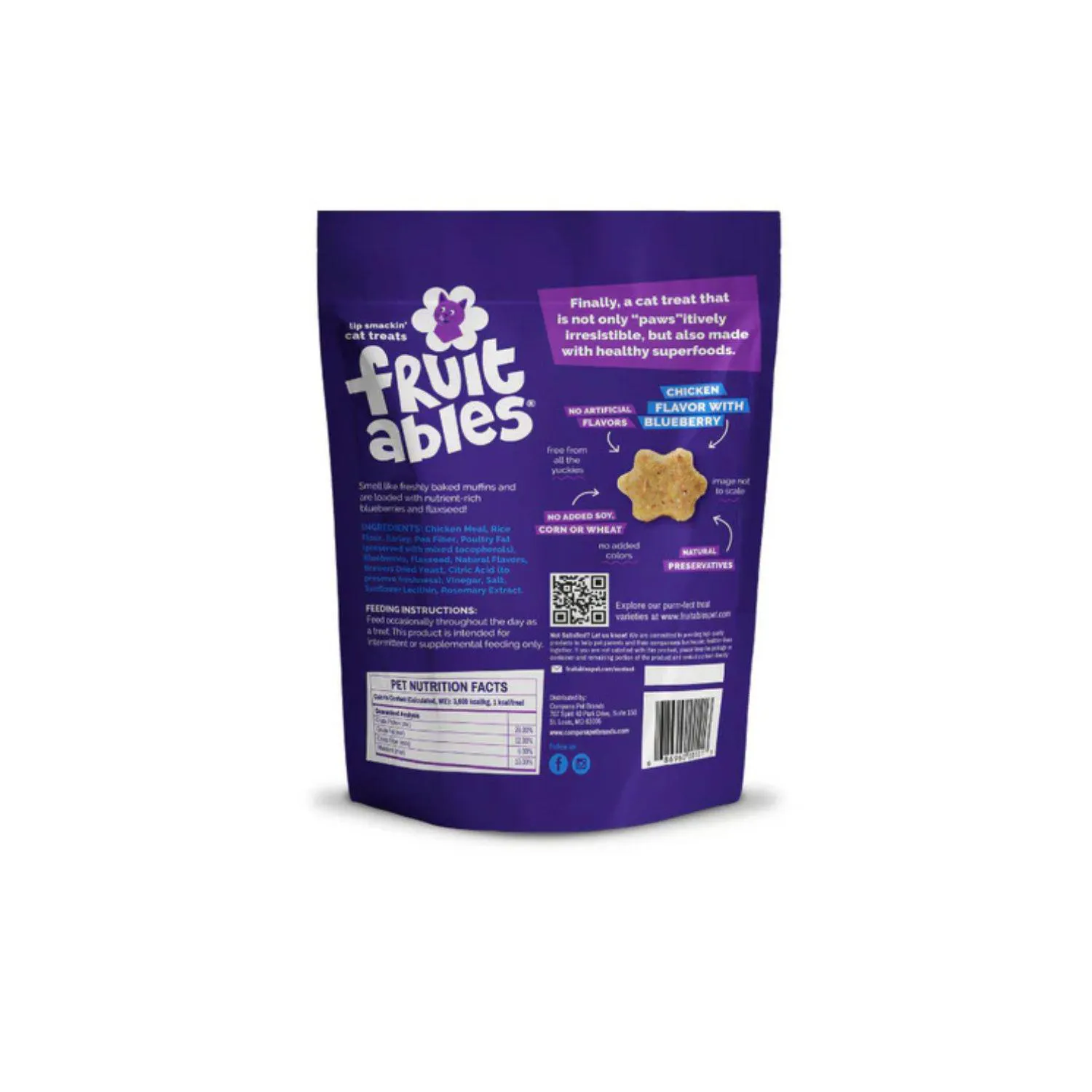 Fruitables Cat Snack Pollo Y Arandanos 70gr