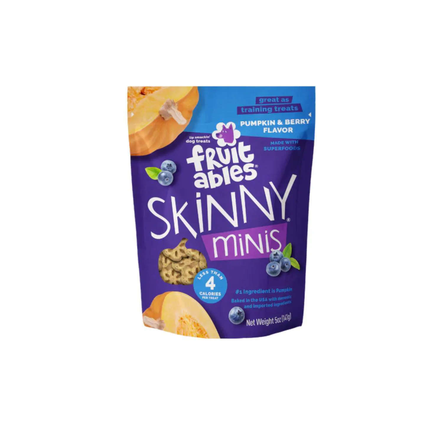 Fruitables Dog Snack Skinni Minis Calabazayaran