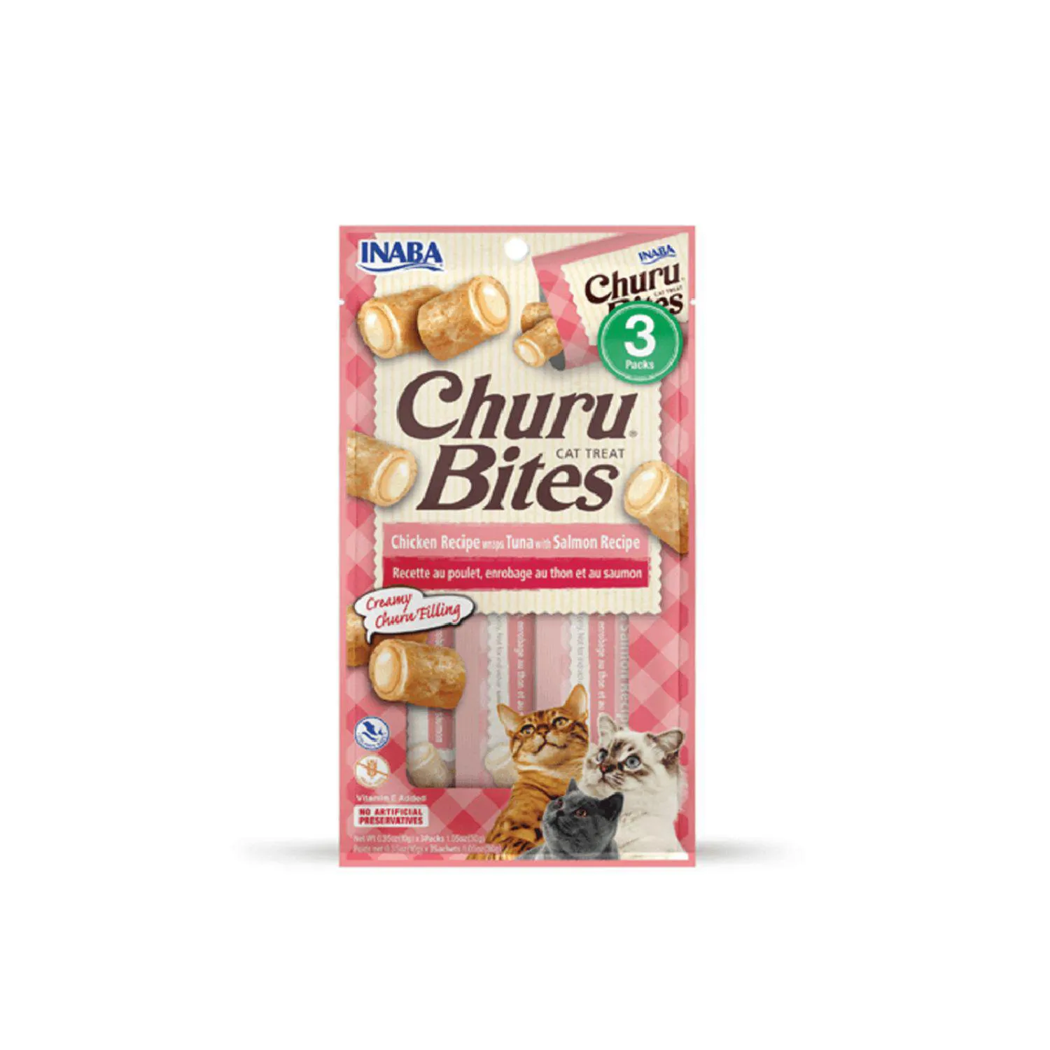 Inaba Cat Snack Churu Bites Pollo Wraps 3 Pieza