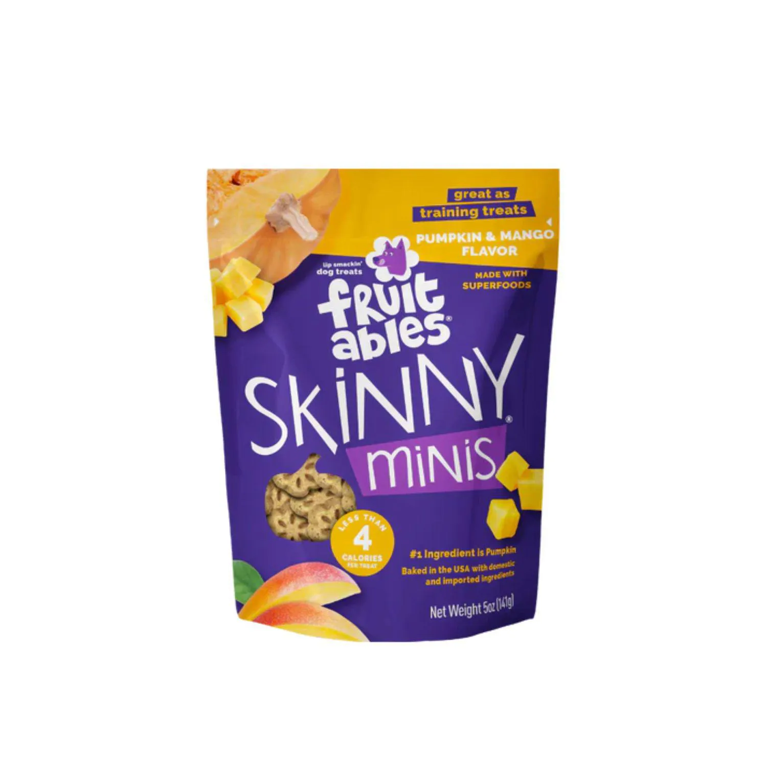Fruitables Dog Snack Skinni Minis Calabazaymang