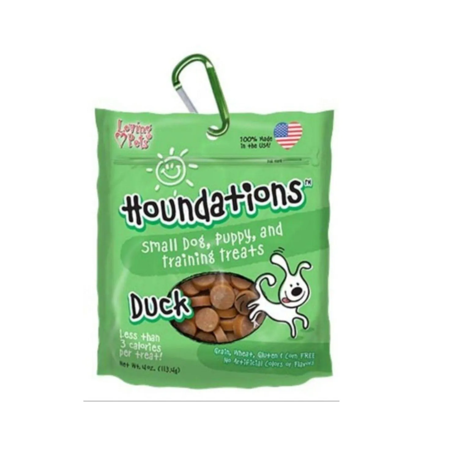 Houndations Dog Snack Duck Pato 4 Oz