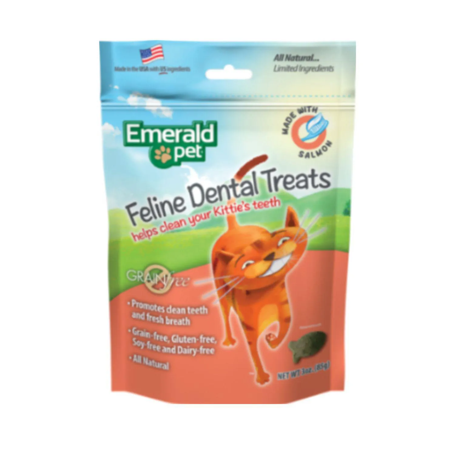 Emerald Pet Cat Snack Dental Salmon