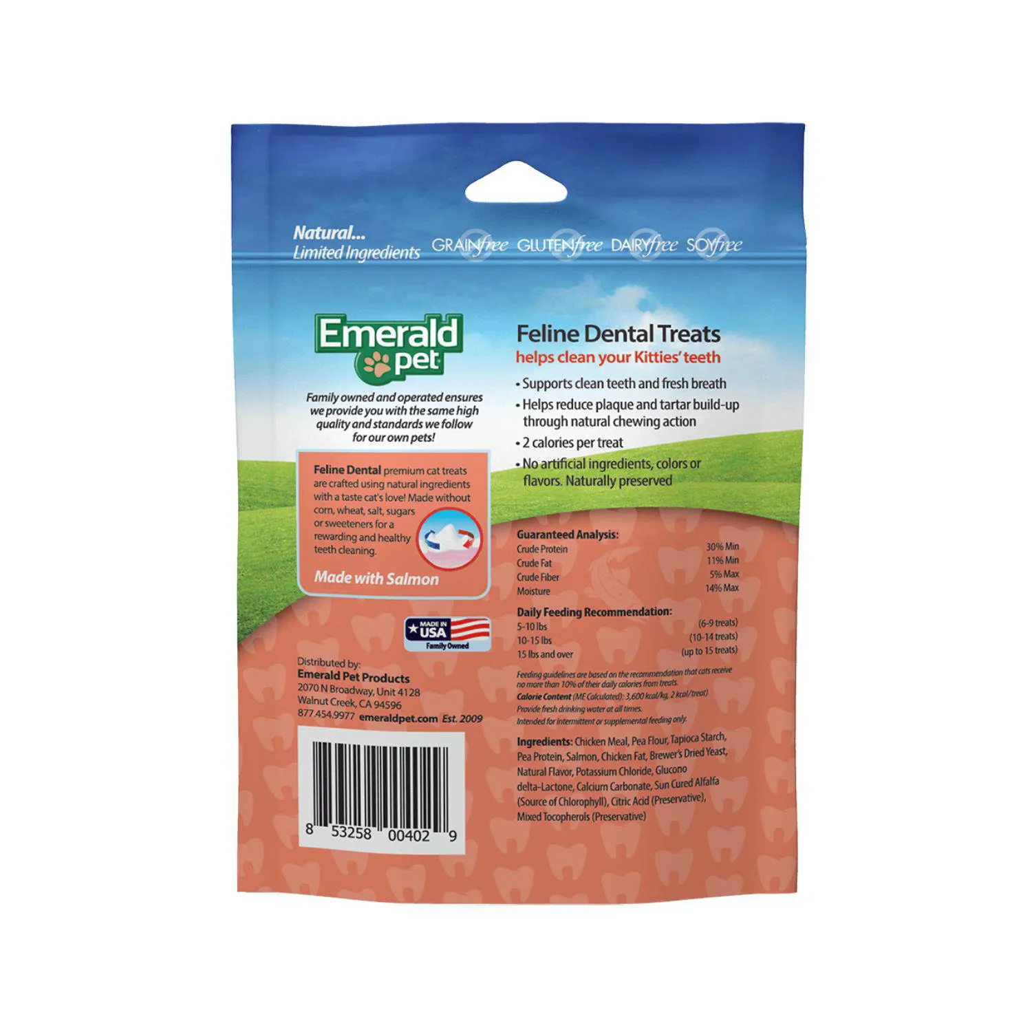 Emerald Pet Cat Snack Dental Salmon