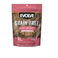 Evolve Dog Snack Grain Free Jerky Salmon 12 Oz