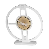 Reloj de Mesa Orion Dia 20cm Blanco