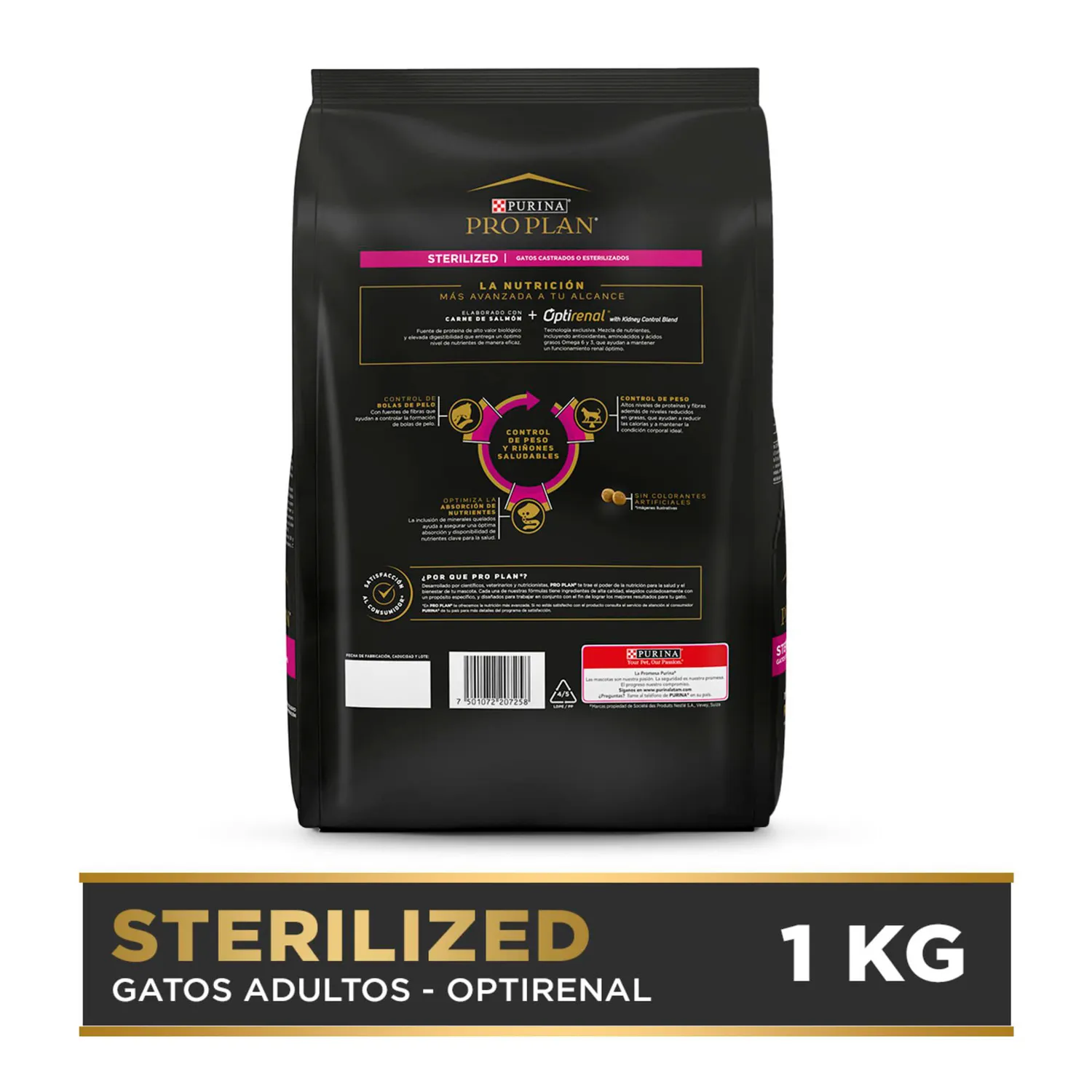 Comida Seca Para Gato Adulto Pro Plan Sterilized 1kg