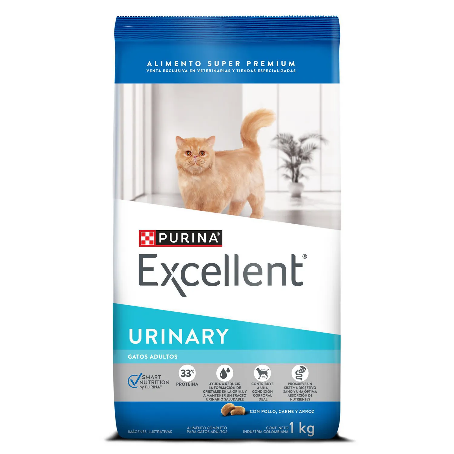 Comida Seca Para Gato Excellent Urinary 1kg