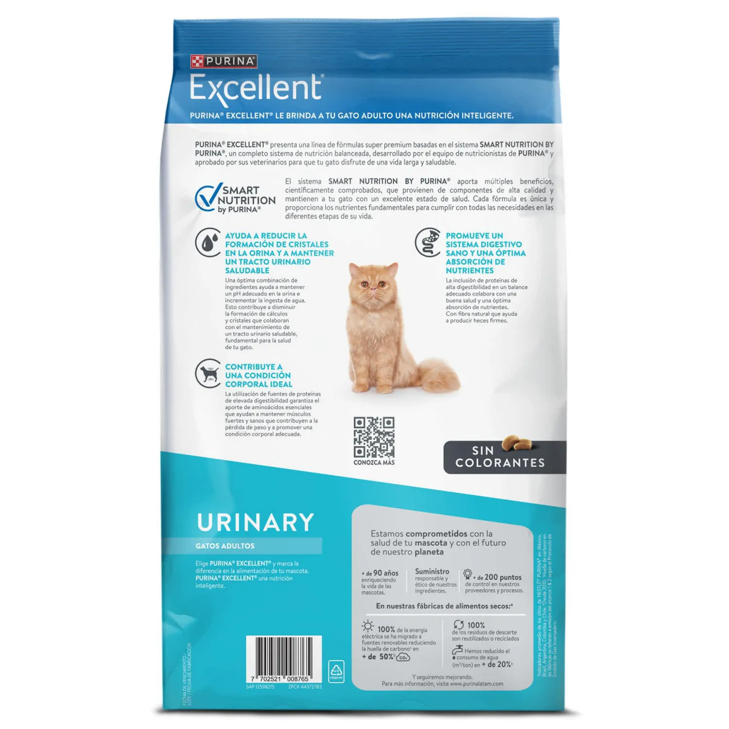 Comida Seca Para Gato Excellent Urinary 1kg 3