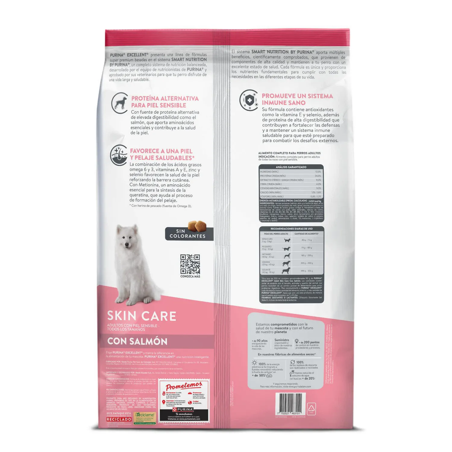 Comida Seca Para Perro Adulto Excellent Skin Care 8kg