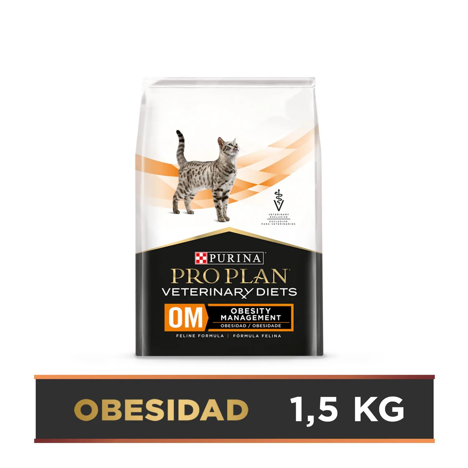 Comida Seca Para Gato Veterinaty Diet Overweight Management Feline 1.5kg