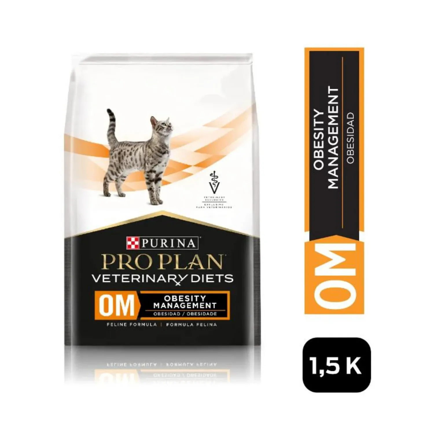 Comida Seca Para Gato Veterinaty Diet Overweight Management Feline 1.5kg 3
