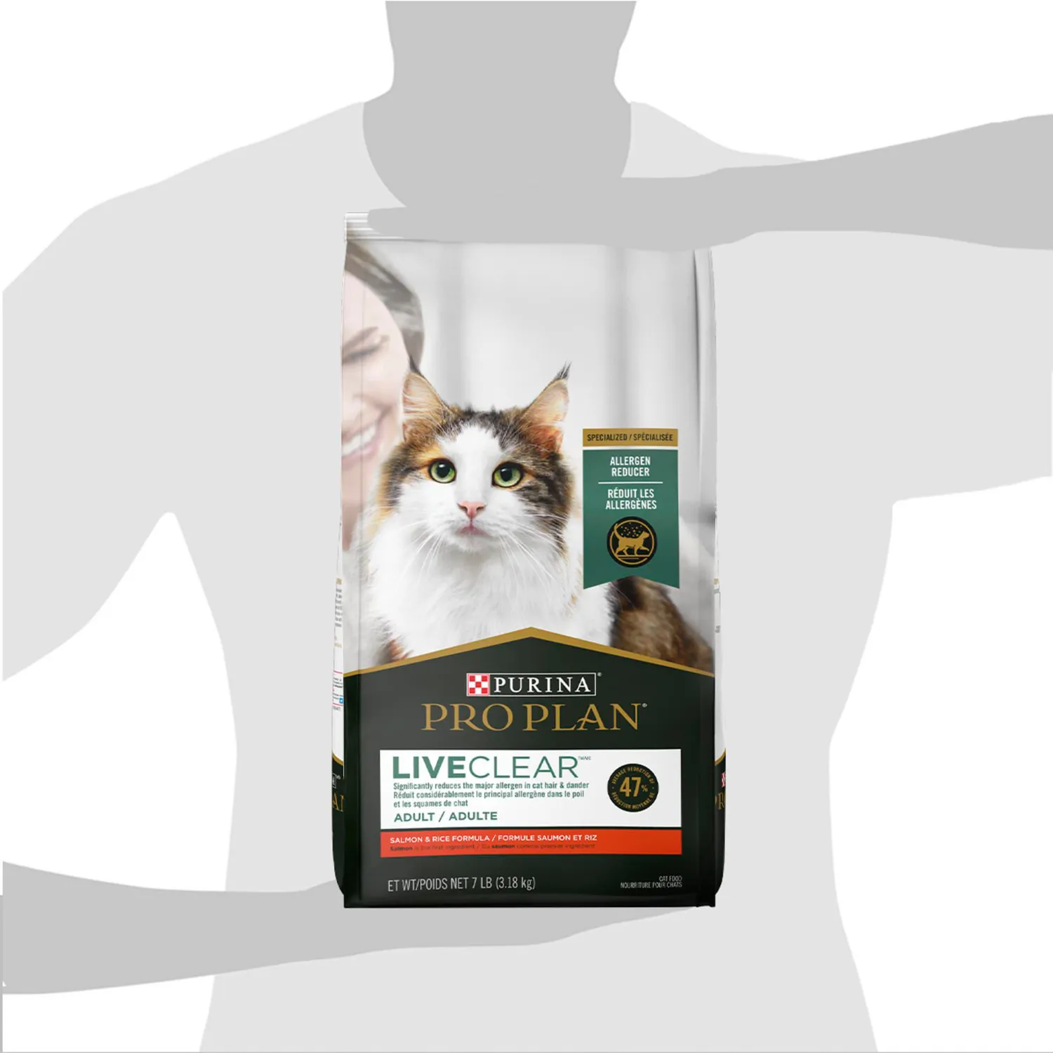 Comida Seca Para Gato Pro Plan Reductor Alérgenos 1kg 8