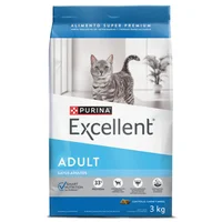 Comida Seca Para Gato Adulto Excellent Sabor A Pollo 3kg
