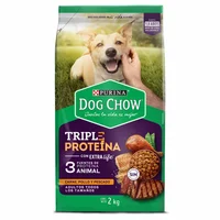 Comida Seca Para Perro Dog Chow Triple Proteina 2kg