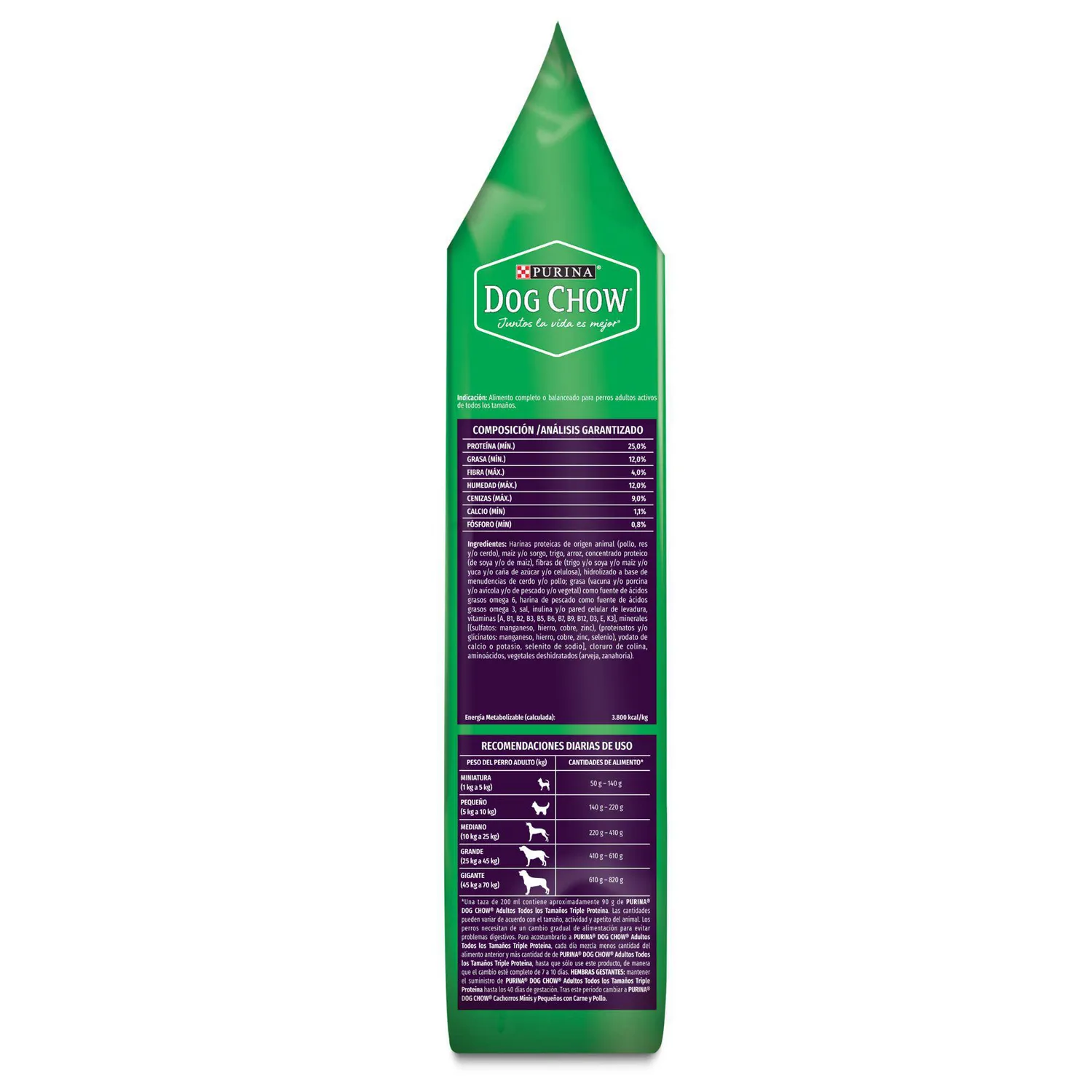 Comida Seca Para Perro Dog Chow Triple Proteina 2kg 7