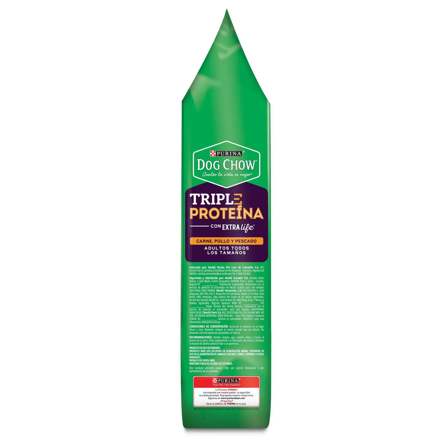 Comida Seca Para Perro Dog Chow Triple Proteina 2kg 8
