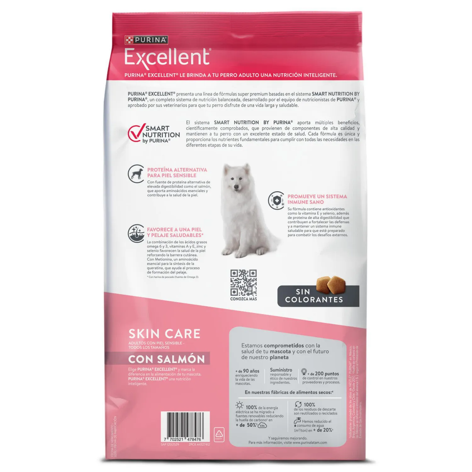 Comida Seca Para Perro Adulto Excellent Skin Care 3kg