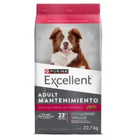 Comida Seca Para Perro Adulto Excellent Mantenimiento Sabor A Pollo/Carne 22.7kg