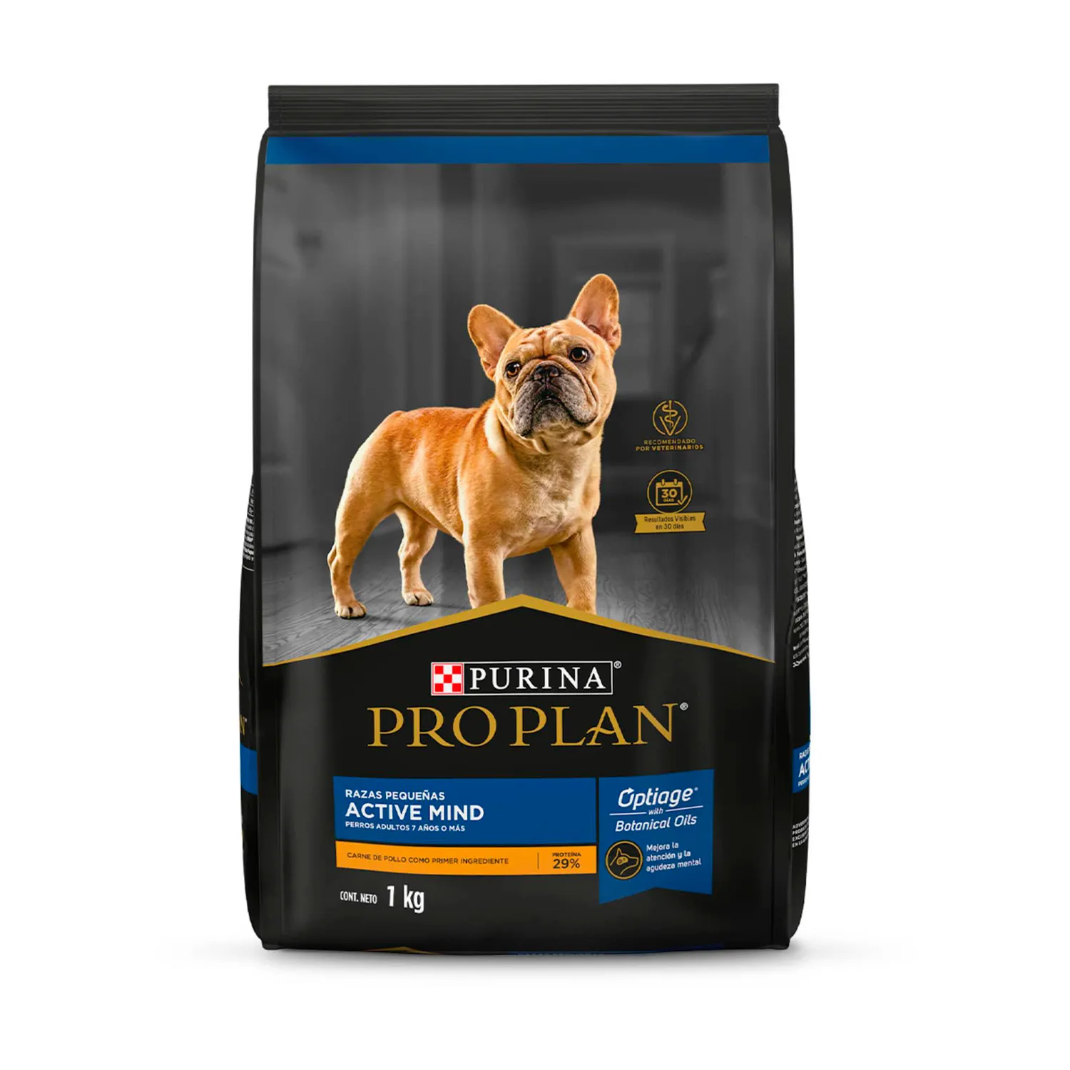 Comida Seca Para Perro Adulto +7 Años Pro Plan Raza Pequeña Sabor A Pollo 1kg