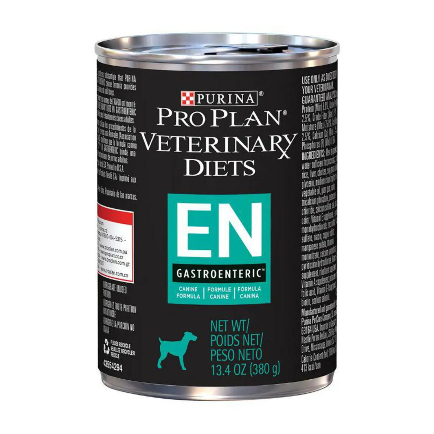 Comida Húmeda Para Perro Pro Plan Veterinary Diet Gastroenteric Savory Canine 379gr