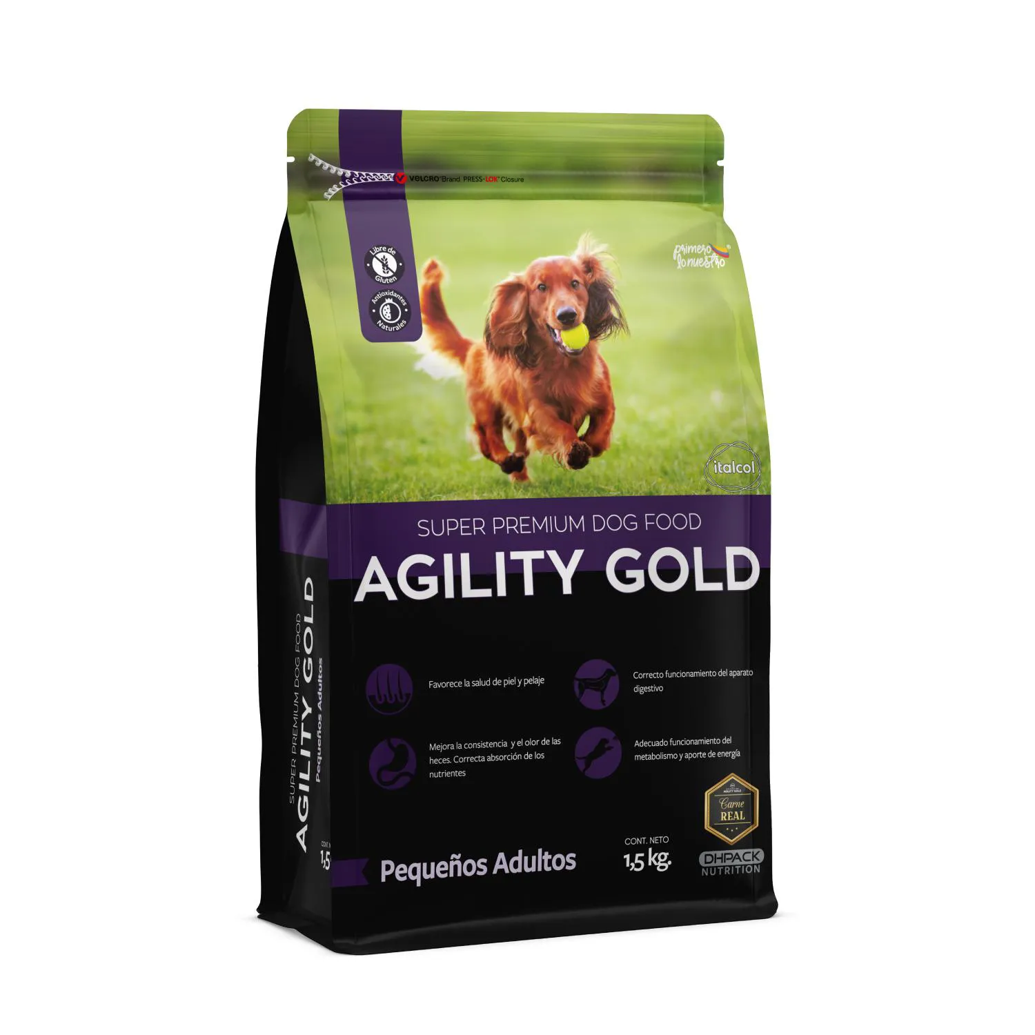 Comida Seca para Perro Agility Gold Pequeños Adultos Especial para Piel 1.5kg
