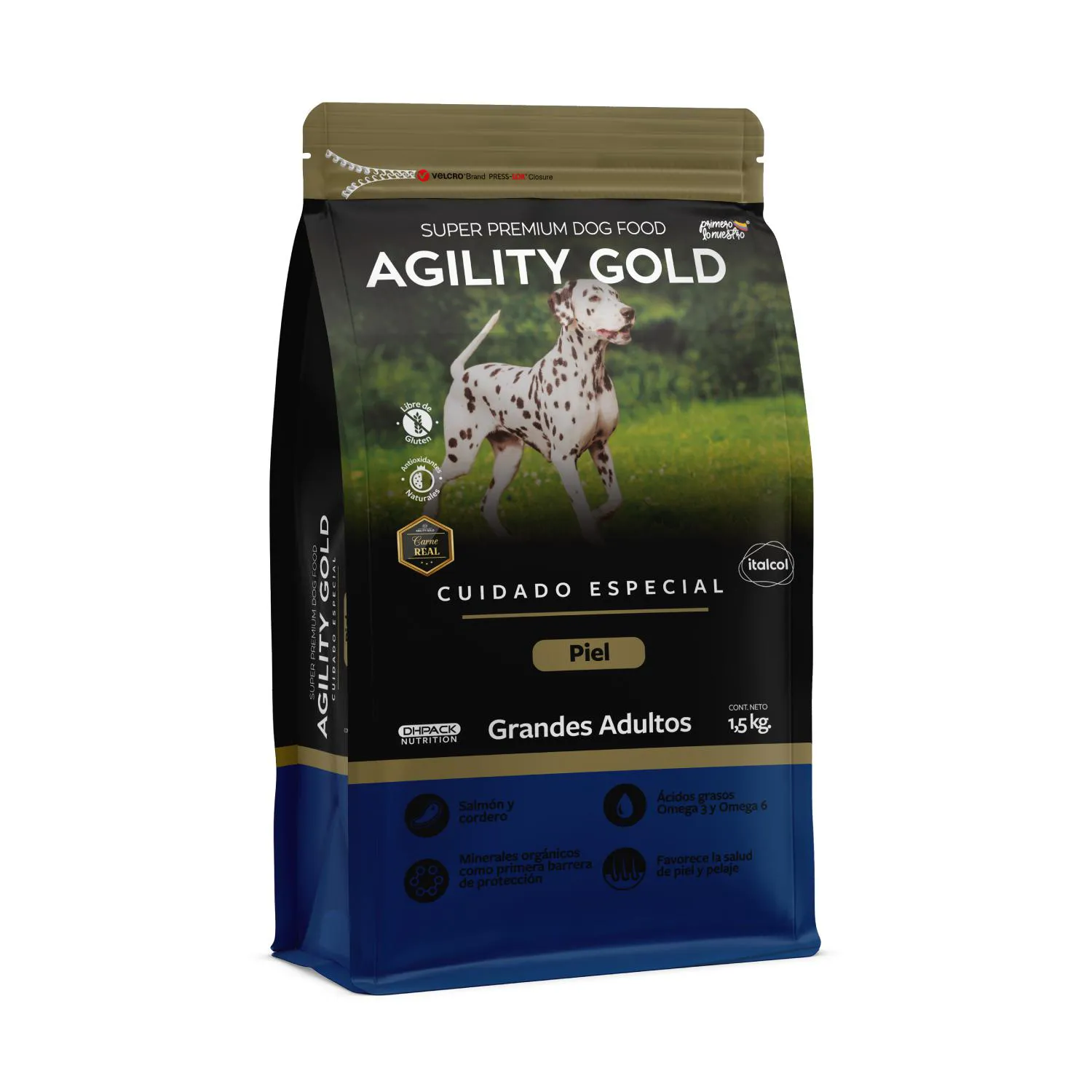 Comida Seca Para Perro Adulto Agility Gold Cuidado Especial Para La Piel 1.5kg