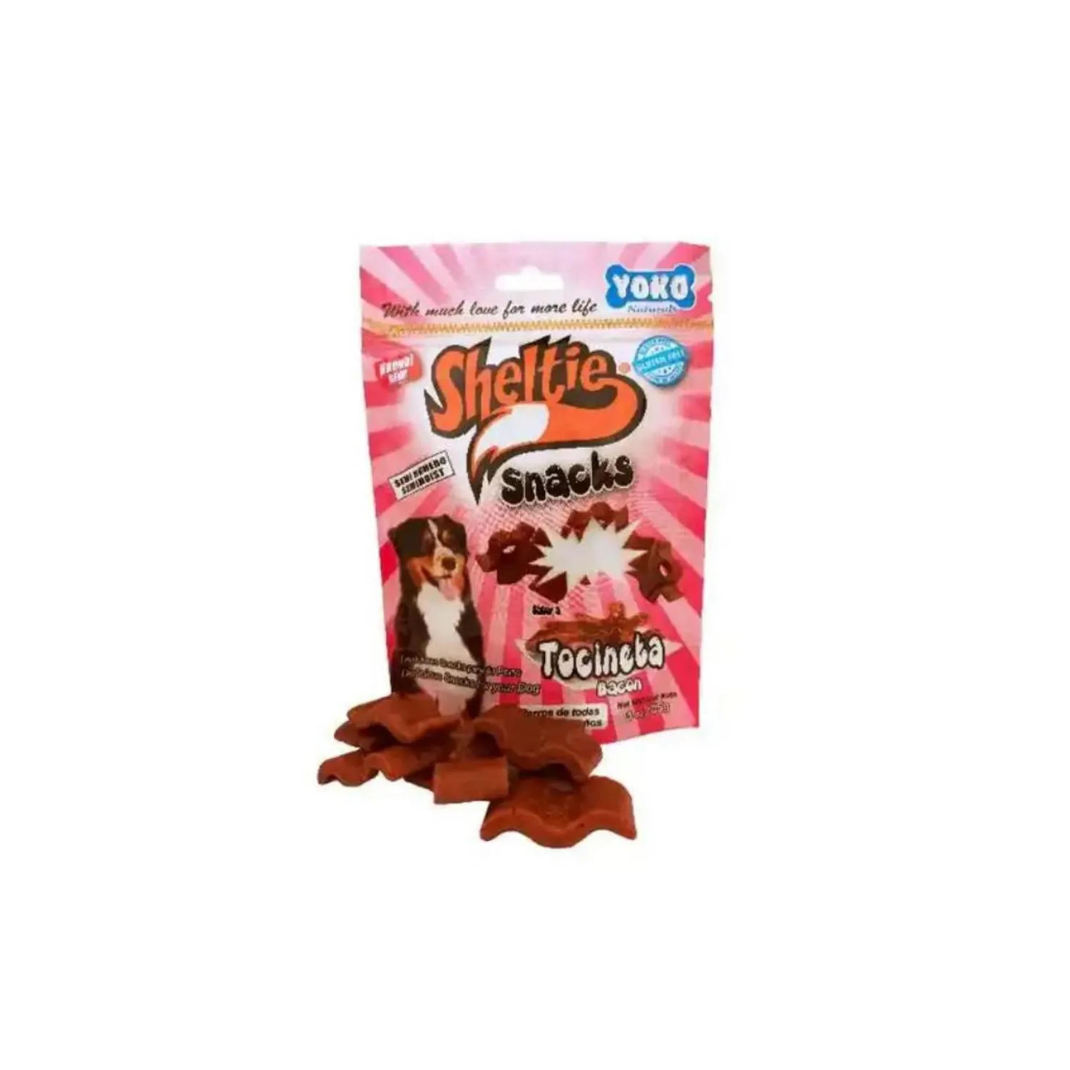 Snack Para Perro Sheltie Tocineta 85g