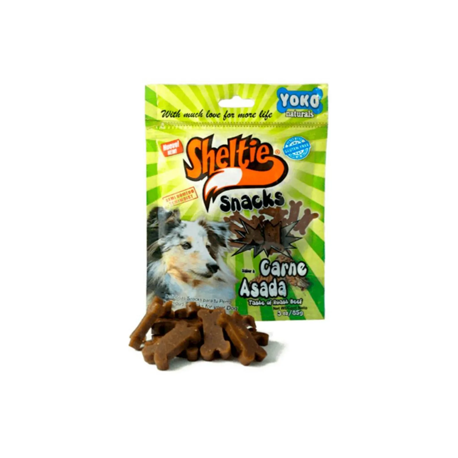 Snack Para Perro Sheltie Carne 85g