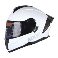 Edge Casco Edge Abatible Boston Solido Blanco Brillante M