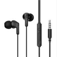 Audífonos Auriculares 3.5 mm 5 x 2 cm Negros