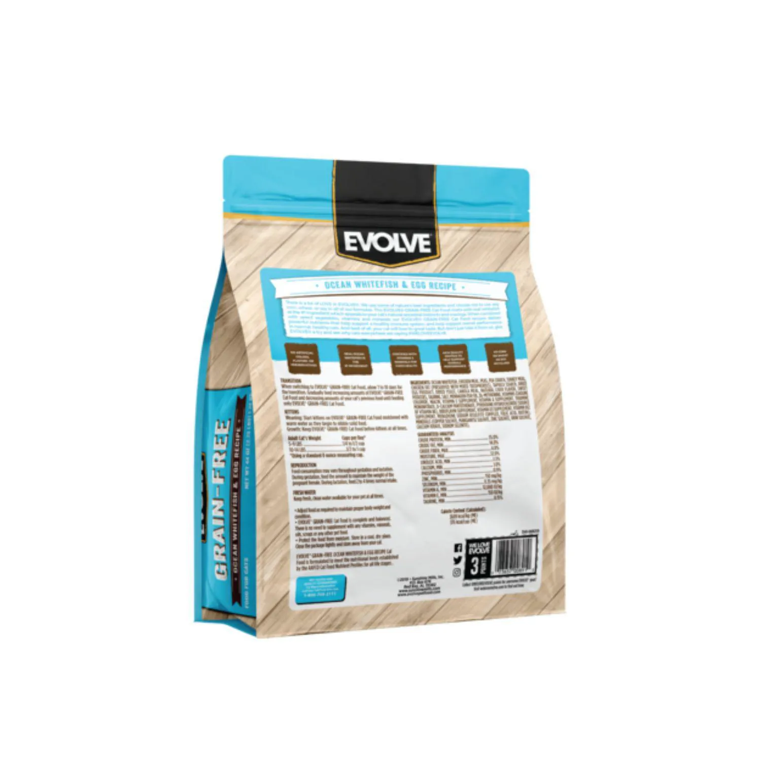 Evolve Cat Grain Free Ocean Fish Pescado 2.75l