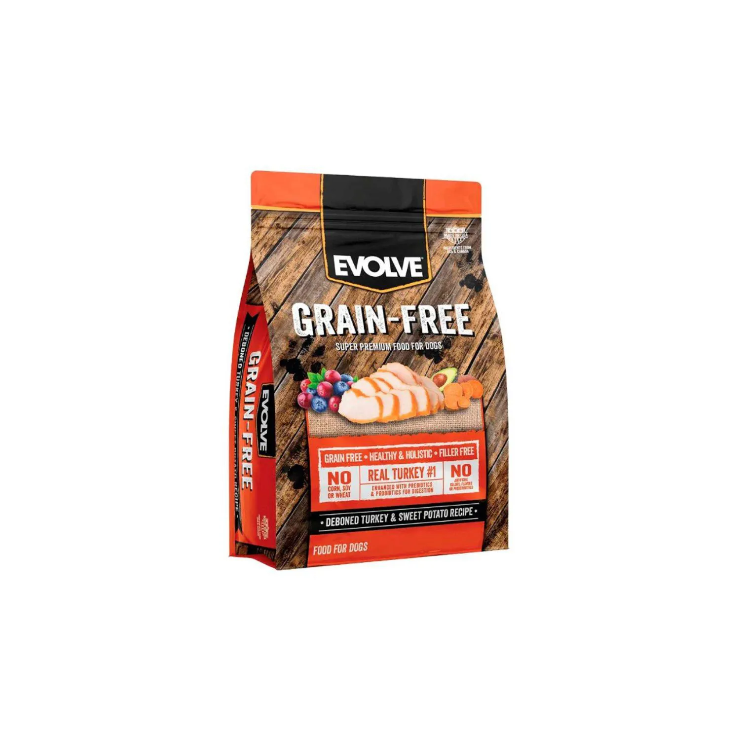 Evolve Dog Grain Free Turkey - Pavo 5.9 Kg