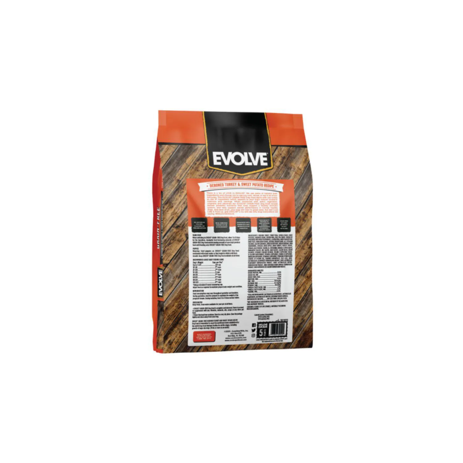 Evolve Dog Grain Free Turkey - Pavo 5.9 Kg