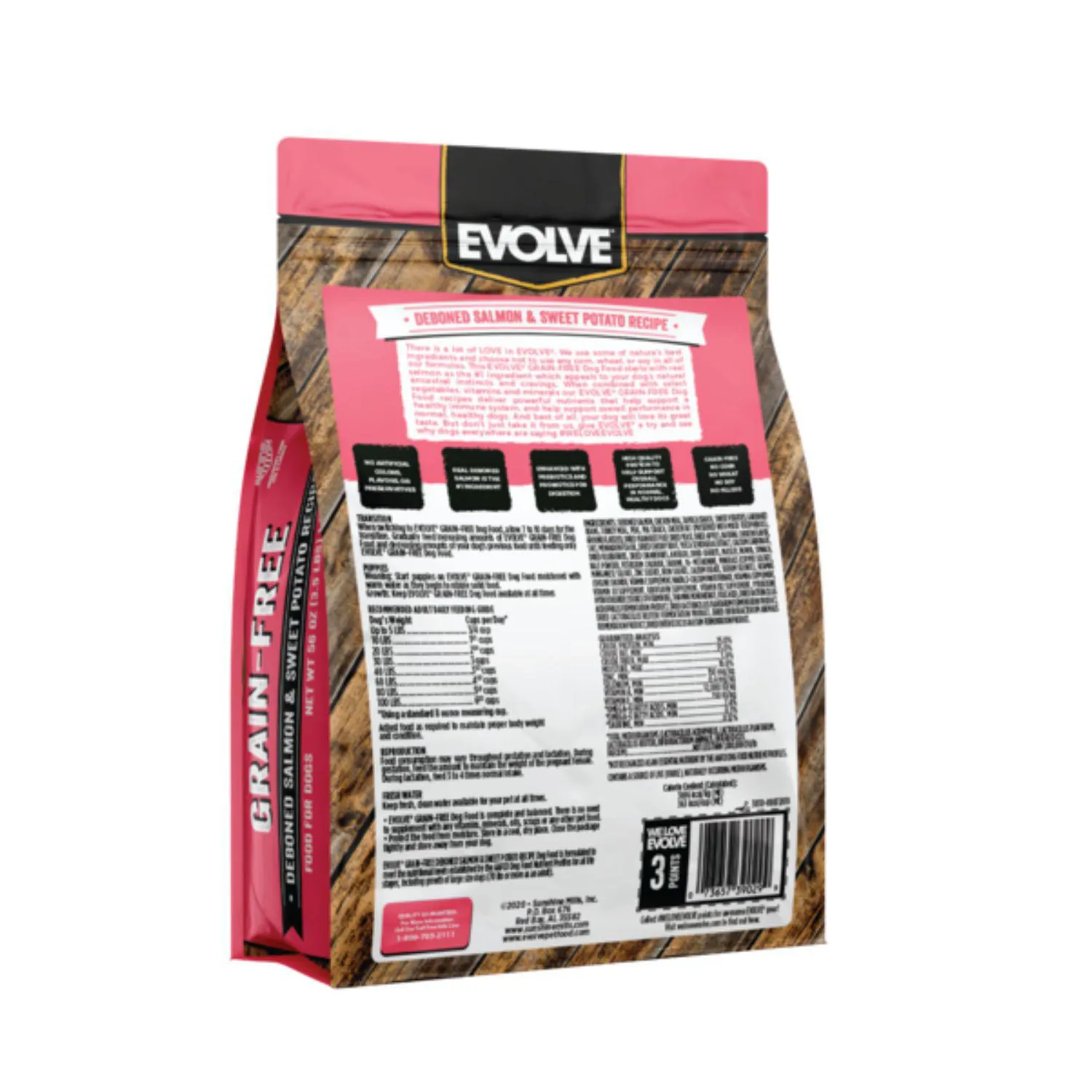 Evolve Dog Grain Free Salmon 12 Lb - 5.44 Kg