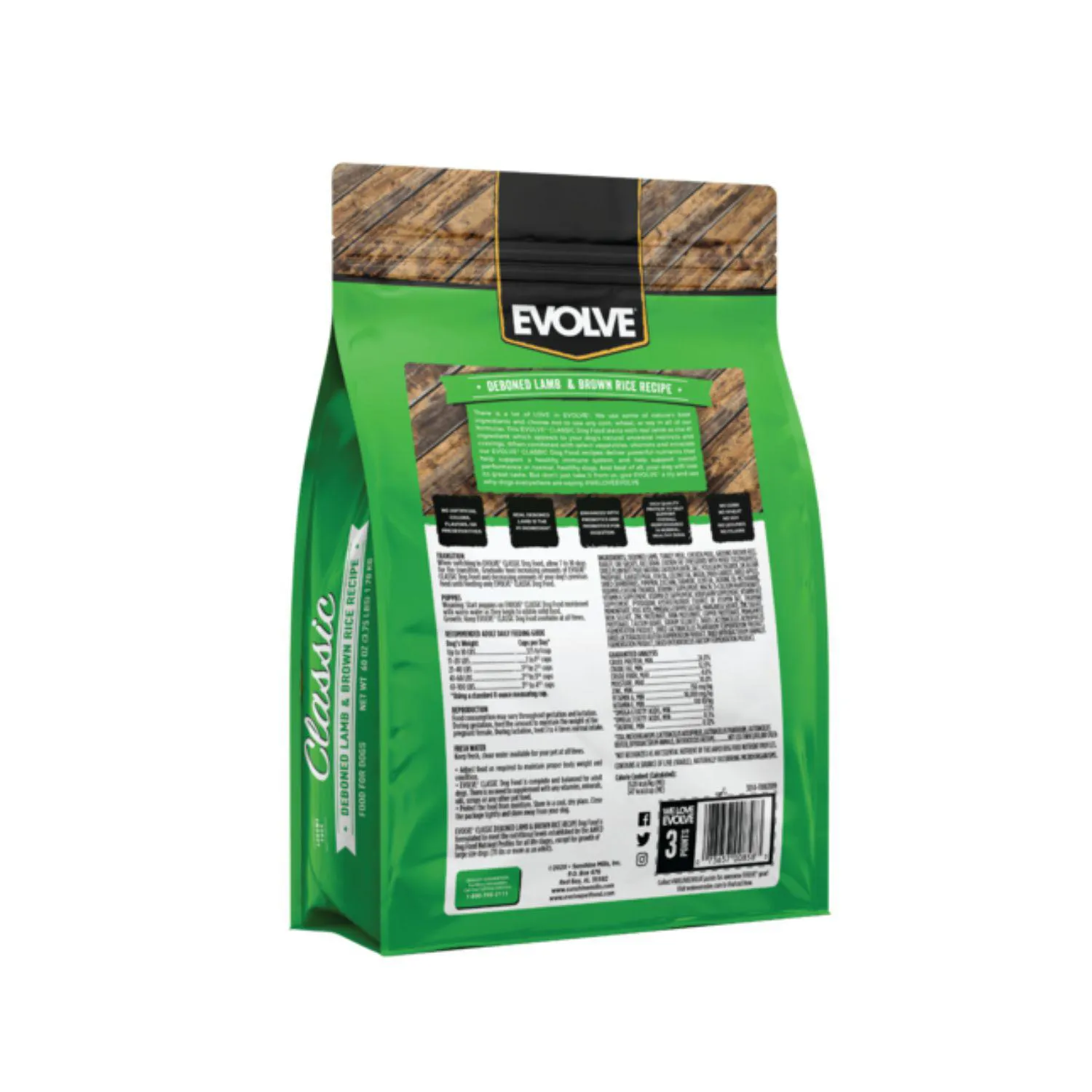 Evolve Dog Classic Lamb - Cordero 1.7 K