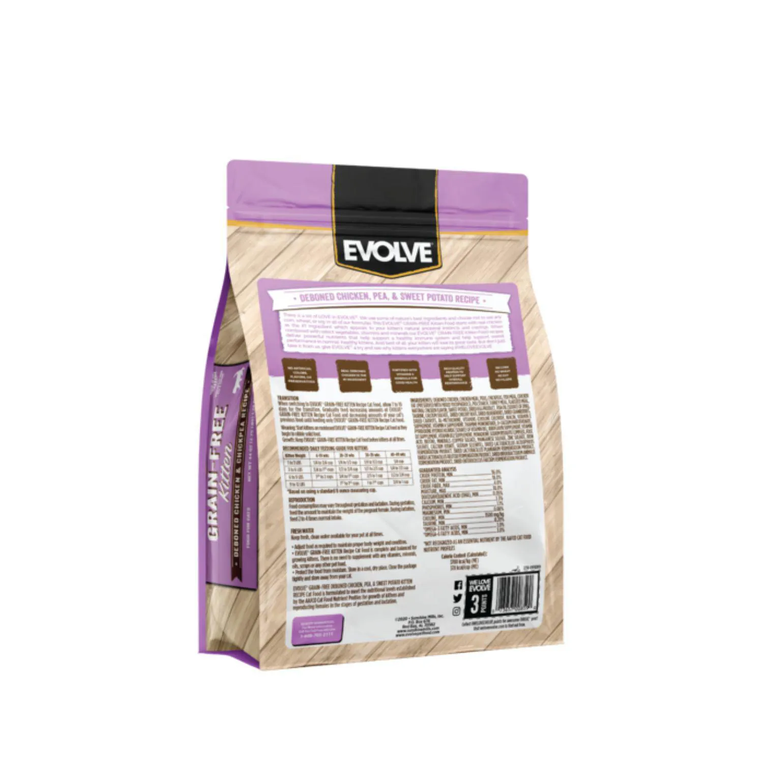 Evolve Cat Grain Free Kitten Chicken Pollo 2.75