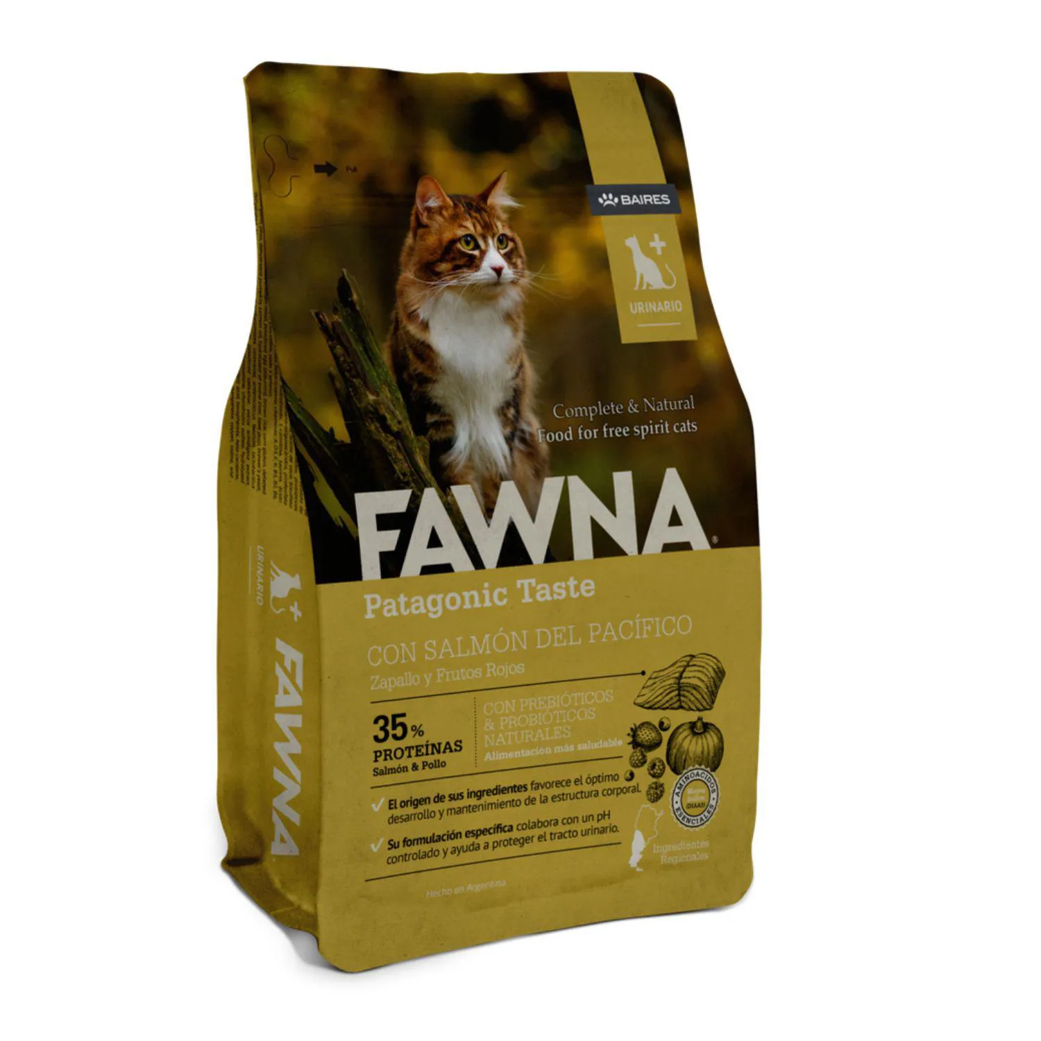 Fawna Salmon Gatos Urinario 3 Kg