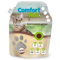 Arena sanitaria para gato aglomerante absorbente bentonita comfort kat 4kg