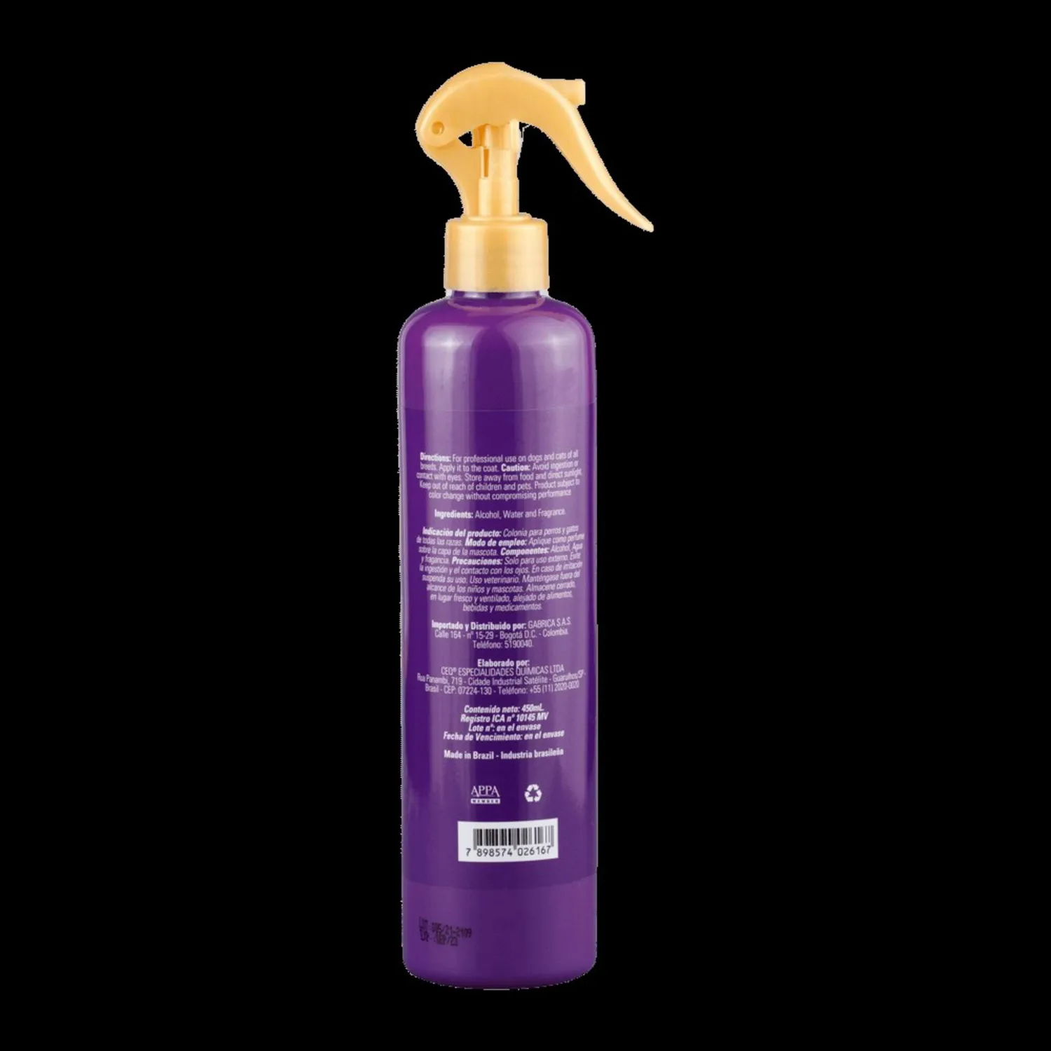 Colonia para Mascotas Hydra Forever Vip 450ml